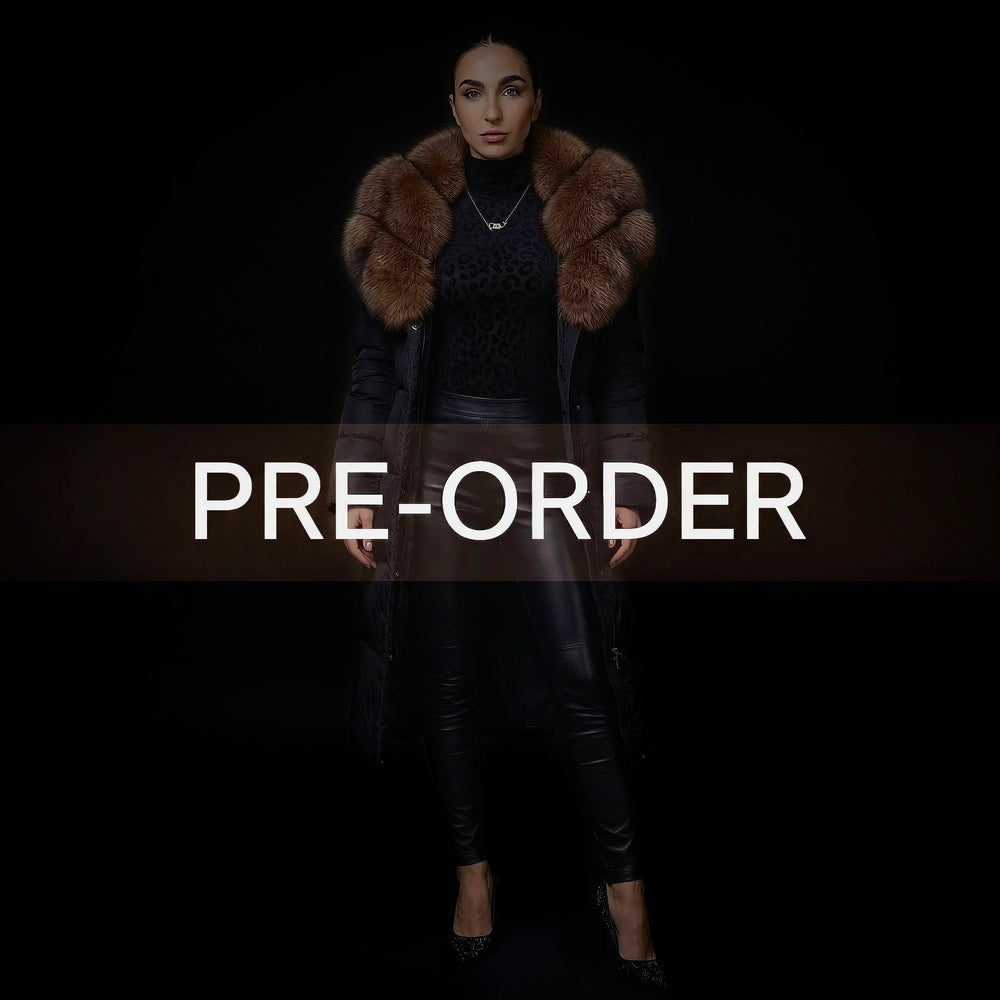Velour FOX Fur | Black & Tail | LoveYours Collection
