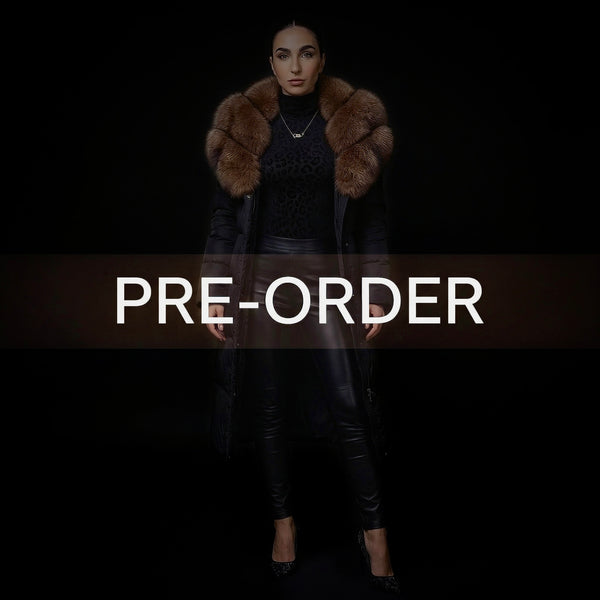 Velour FOX Fur | Black & Tail | LoveYours Collection
