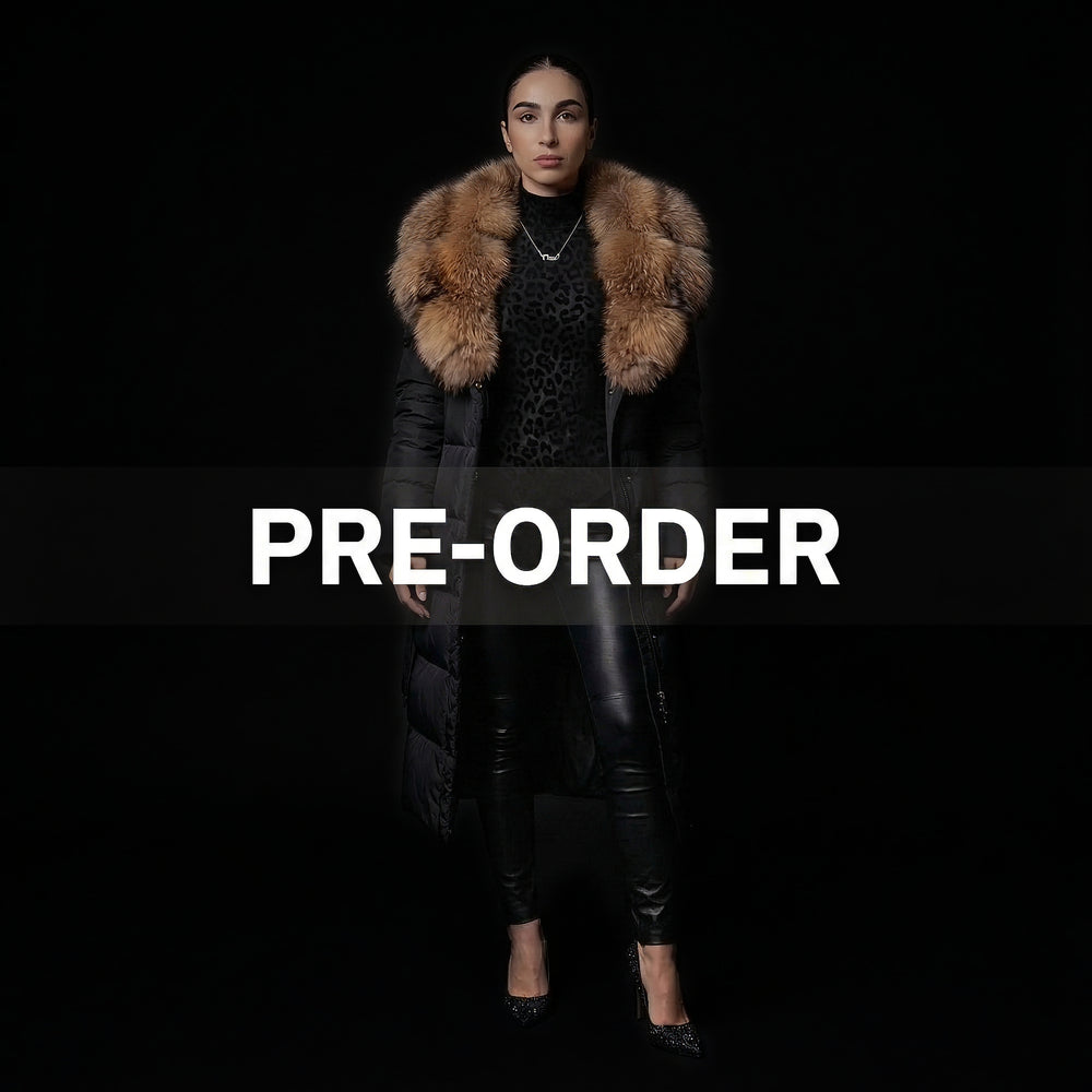 Velour FOX Fur | Black & Tail | LoveYours Collection