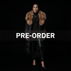 Velour FOX Fur | Black & Tail – detail view | LoveYours Collection
