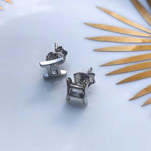 Gemini jewellery gift box set sterling silver 925 necklace and earrings – front view | LoveYours Collection