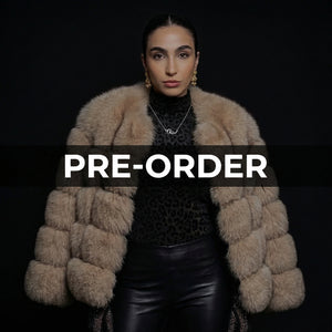 Velour FOX Fur | Coffee – gift box presentation | LoveYours Collection