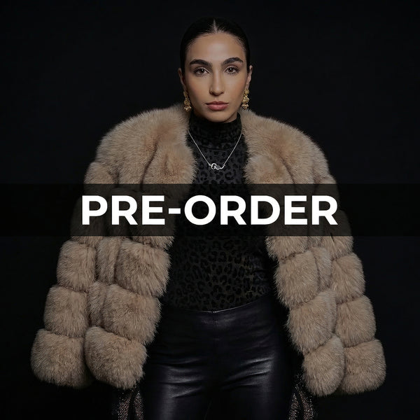 Velour FOX Fur | Coffee – gift box presentation | LoveYours Collection