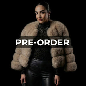Velour FOX Fur | Coffee – detail view | LoveYours Collection