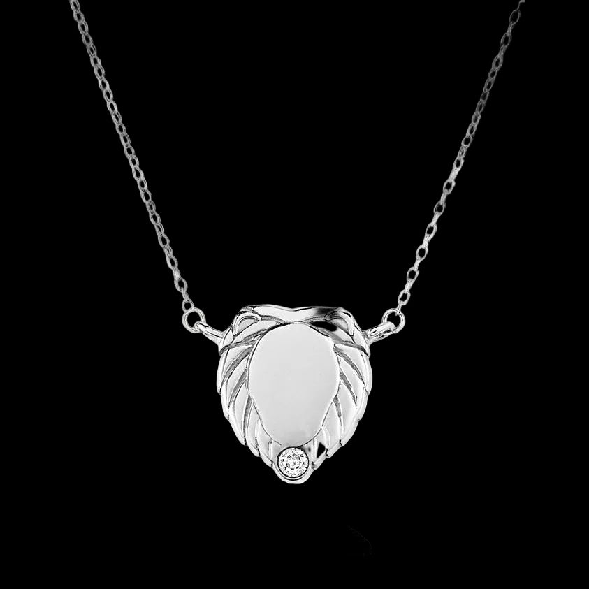 Leo constellation necklace sterling silver 925 Swarovski crystals | LoveYours Collection