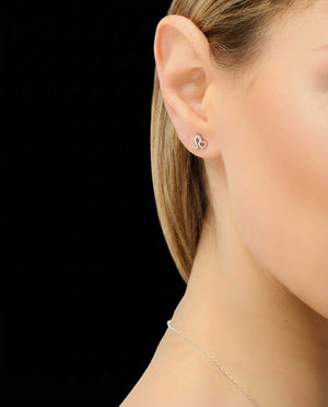 Leo jewellery gift box set sterling silver 925 necklace and earrings – close up | LoveYours Collection