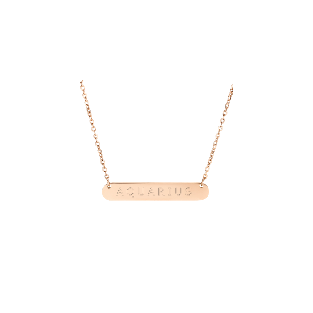Rose gold zodiac necklace star sign jewellery | LoveYours Collection