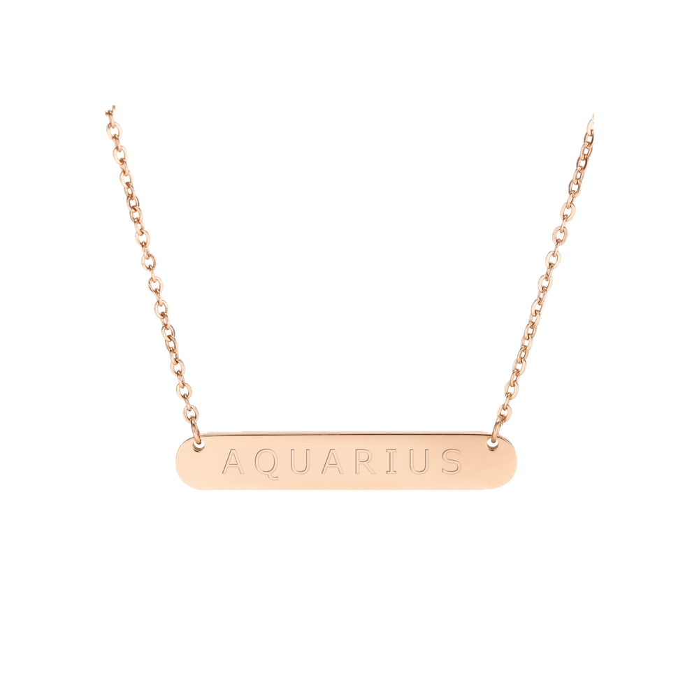 Rose gold zodiac necklace star sign jewellery | LoveYours Collection