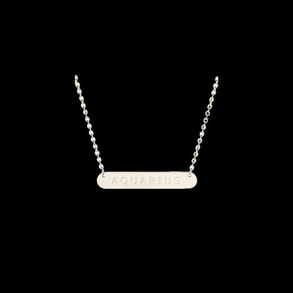 Libra sterling silver necklace Swarovski crystals | LoveYours Collection