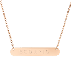 Rose gold zodiac necklace star sign jewellery – view 11 | LoveYours Collection