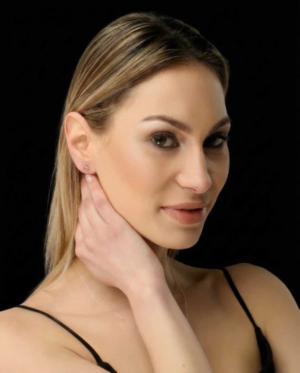 Scorpio jewellery gift box set sterling silver 925 necklace and earrings – flatlay | LoveYours Collection