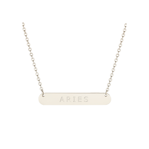 Libra sterling silver necklace Swarovski crystals – close up | LoveYours Collection