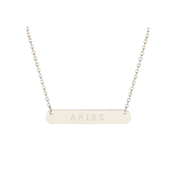 Libra sterling silver necklace Swarovski crystals – close up | LoveYours Collection