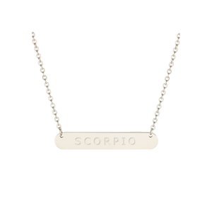 Libra sterling silver necklace Swarovski crystals – view 11 | LoveYours Collection