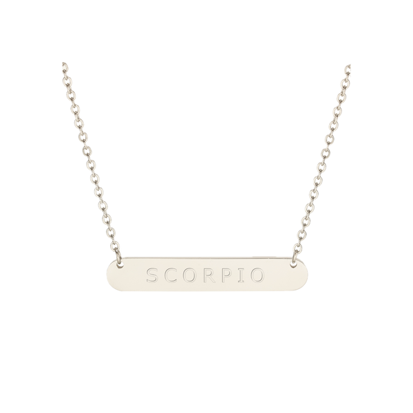 Libra sterling silver necklace Swarovski crystals – view 11 | LoveYours Collection