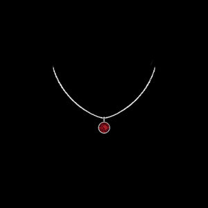 Birthstone necklace sterling silver personalised jewellery – gift box presentation | LoveYours Collection