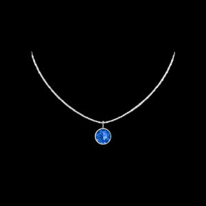 Birthstone necklace sterling silver personalised jewellery – view 13 | LoveYours Collection