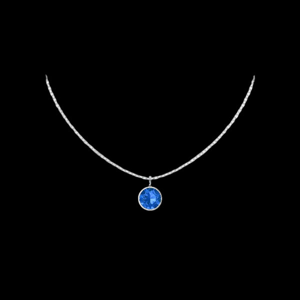 Birthstone necklace sterling silver personalised jewellery – view 13 | LoveYours Collection