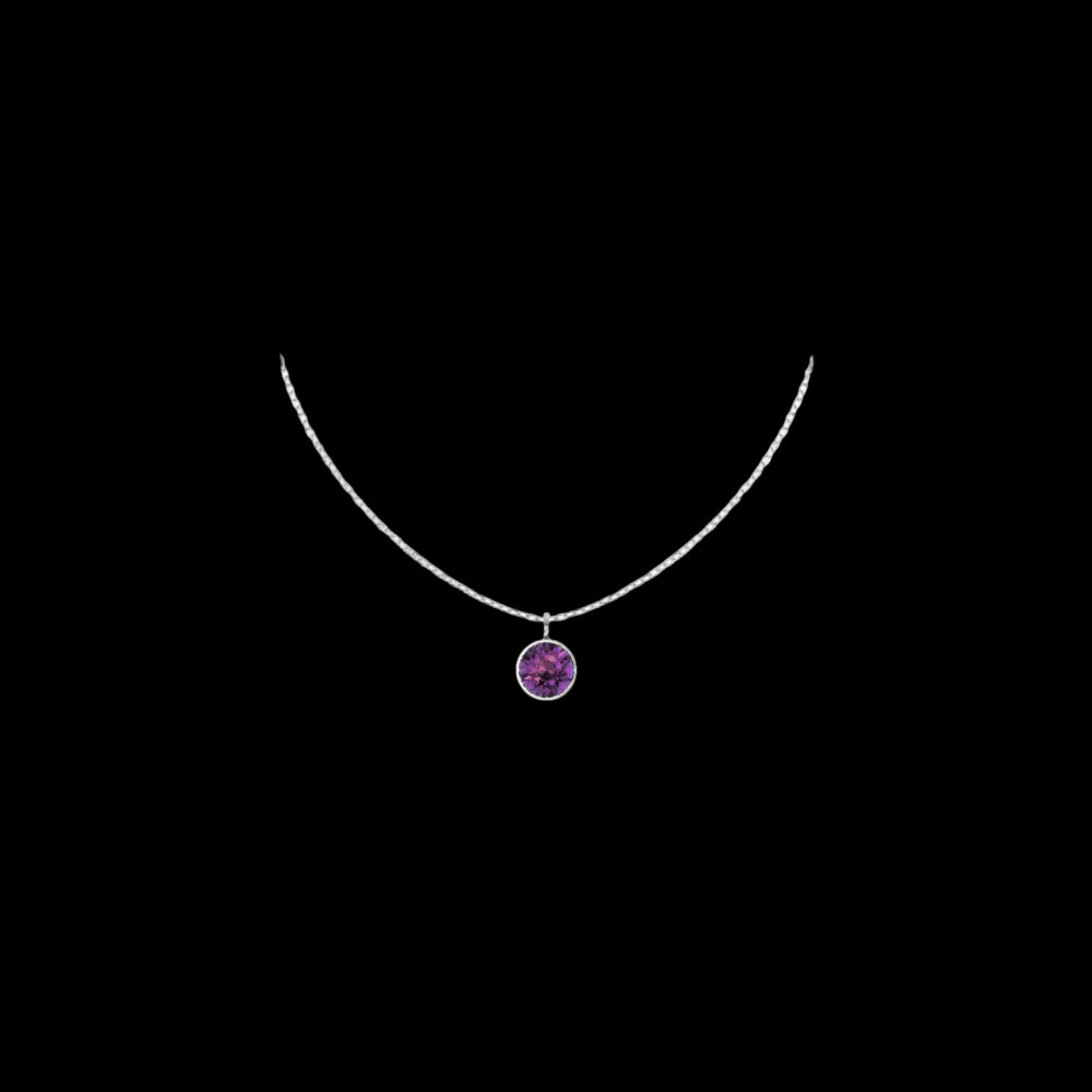 Birthstone necklace sterling silver personalised jewellery | LoveYours Collection