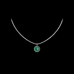 Birthstone necklace sterling silver personalised jewellery – view 12 | LoveYours Collection