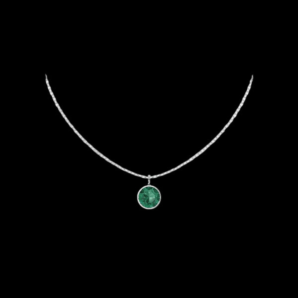 Birthstone necklace sterling silver personalised jewellery – view 12 | LoveYours Collection