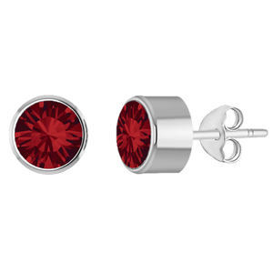 Birthstone earrings sterling silver personalised – gift box presentation | LoveYours Collection