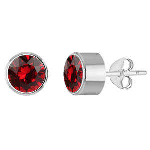 Birthstone earrings sterling silver personalised – view 12 | LoveYours Collection