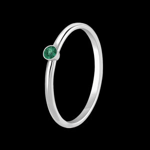 Birthstone ring sterling silver star sign – view 11 | LoveYours Collection