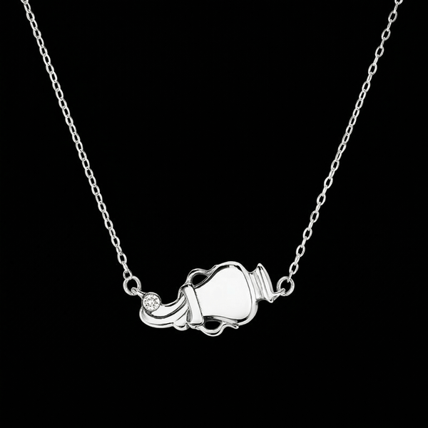 Aquarius constellation necklace sterling silver 925 Swarovski crystals | LoveYours Collection