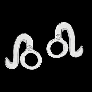 Leo jewellery gift box set sterling silver 925 necklace and earrings – flatlay | LoveYours Collection