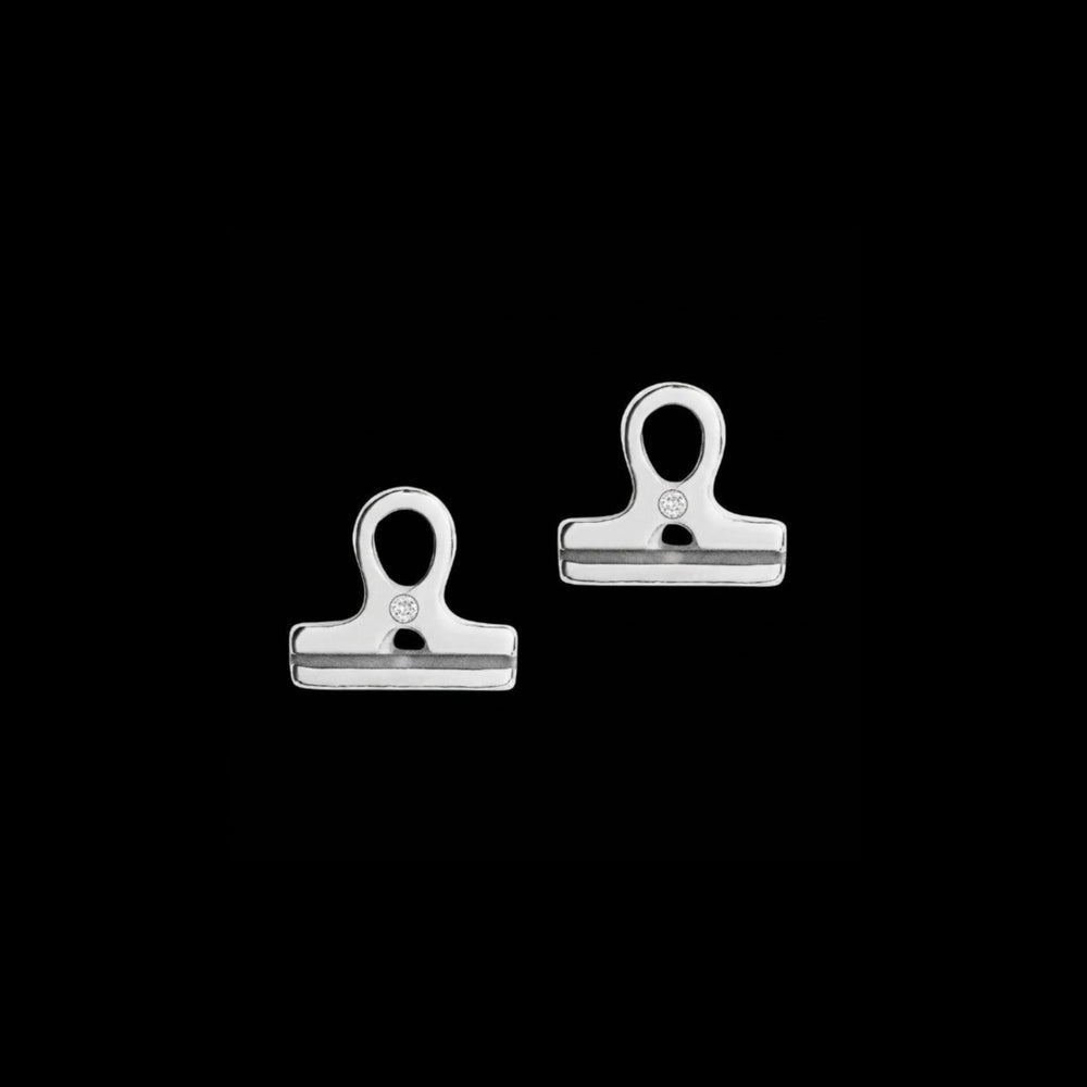 Libra zodiac earrings sterling silver 925 Swarovski crystals | LoveYours Collection