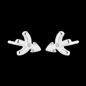 Sagittarius jewellery gift box set sterling silver 925 necklace and earrings – close up | LoveYours Collection