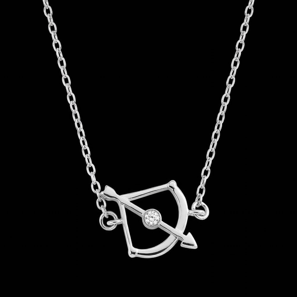 Sagittarius jewellery gift box set sterling silver 925 necklace and earrings | LoveYours Collection