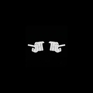 Scorpio zodiac earrings sterling silver 925 Swarovski crystals | LoveYours Collection