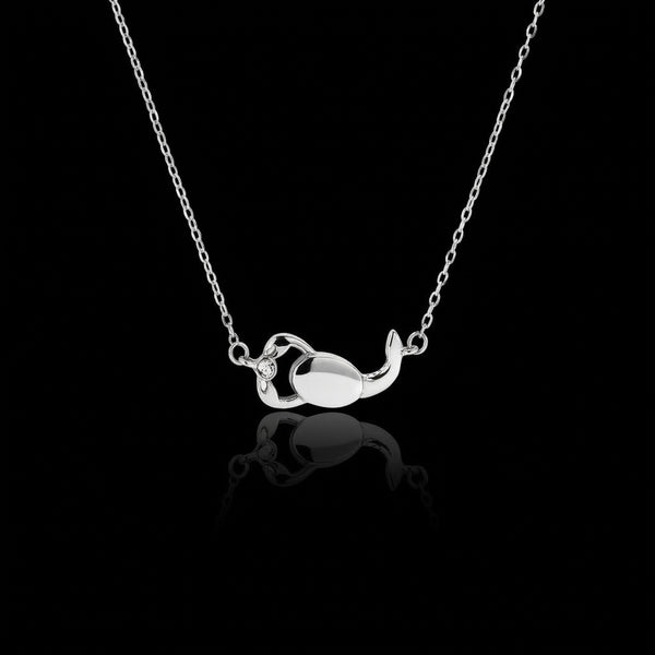 Scorpio jewellery gift box set sterling silver 925 necklace and earrings – front view | LoveYours Collection