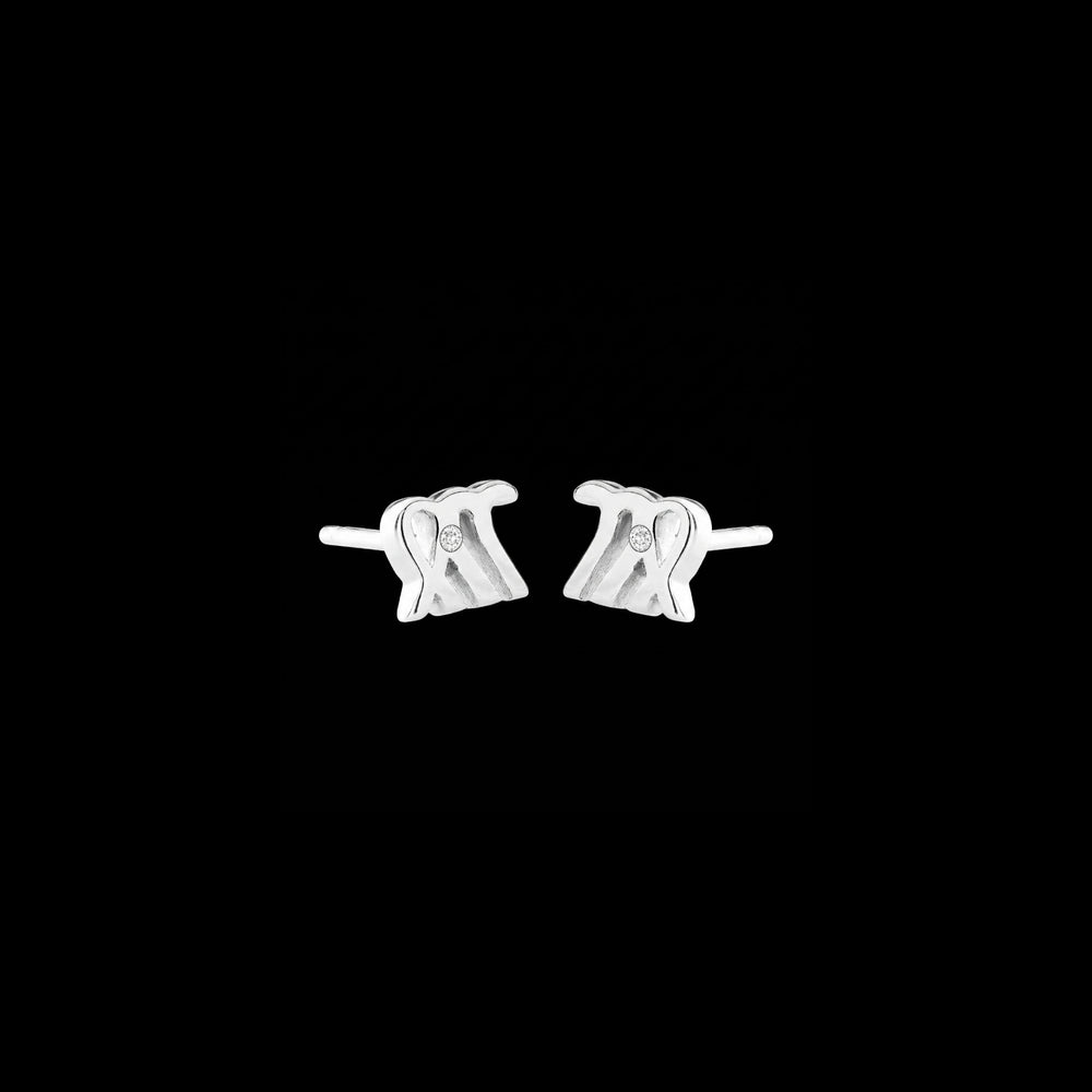Virgo zodiac earrings sterling silver 925 Swarovski crystals | LoveYours Collection