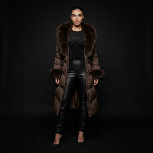 Velour FOX Fur | Chocolate – gift box presentation | LoveYours Collection