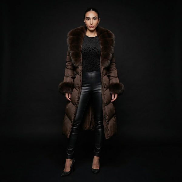 Velour FOX Fur | Chocolate – gift box presentation | LoveYours Collection