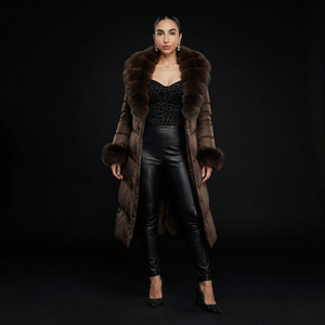 Velour FOX Fur | Chocolate – close up | LoveYours Collection