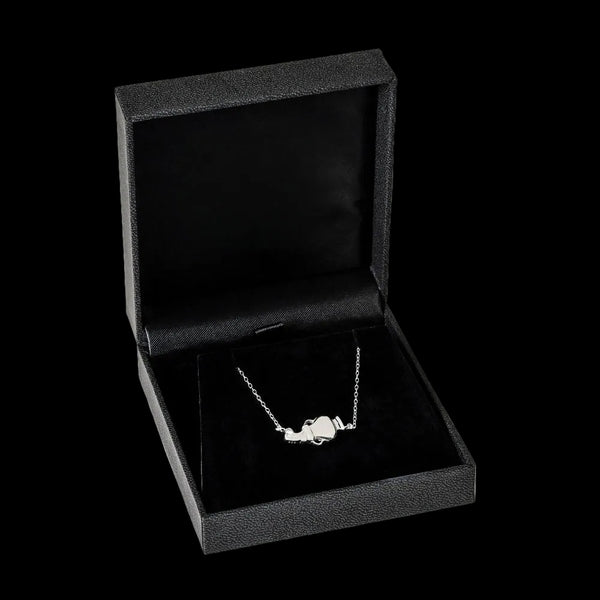 Aquarius constellation necklace sterling silver 925 Swarovski crystals – gift box presentation | LoveYours Collection