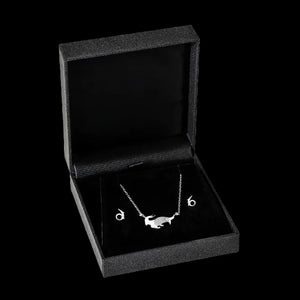 Capricorn jewellery gift box set sterling silver 925 necklace and earrings | LoveYours Collection