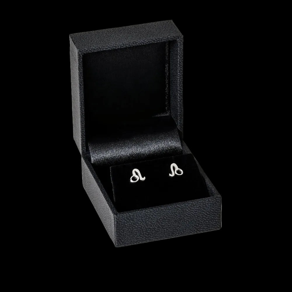 Leo zodiac earrings sterling silver 925 Swarovski crystals | LoveYours Collection