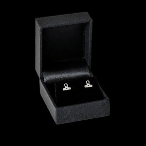 Libra zodiac earrings sterling silver 925 Swarovski crystals – gift box presentation | LoveYours Collection