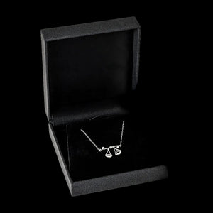 Libra constellation necklace sterling silver 925 Swarovski crystals – gift box presentation | LoveYours Collection