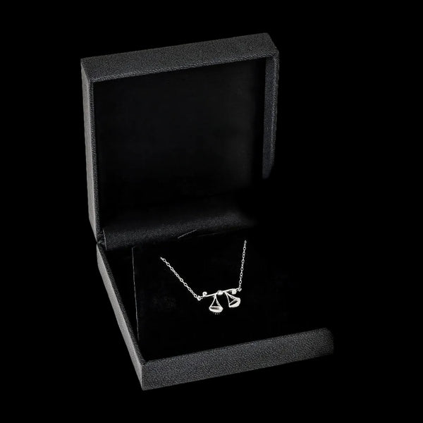 Libra constellation necklace sterling silver 925 Swarovski crystals – gift box presentation | LoveYours Collection