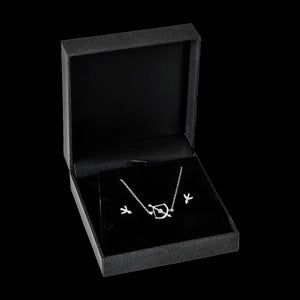 Sagittarius jewellery gift box set sterling silver 925 necklace and earrings | LoveYours Collection