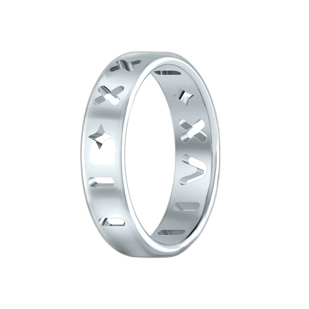 Aquarius Roman Ring — Sterling Silver | LYC x ORBIS London