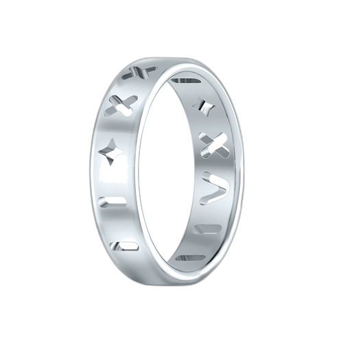 Aquarius Roman Ring — Sterling Silver | LYC x ORBIS London